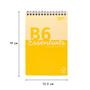 Wire bound notepad, B6, lined, 80 sheets, PUKKA PAD 